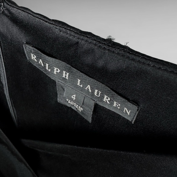 Ralph Lauren Black Label Satin Tweed Sheath Dress - Picture 8 of 9